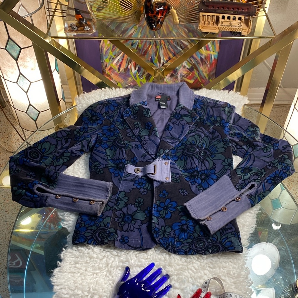 Diesel Velvet Floral Jacket